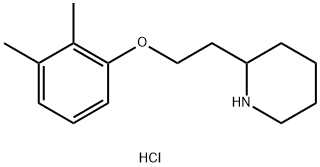 2-[2-(2,3-Dimethylphenoxy)ethyl]piperidinehydrochloride,1220031-78-6,结构式