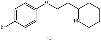 2-[2-(4-Bromophenoxy)ethyl]piperidinehydrochloride Structure