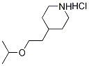 4-(2-Isopropoxyethyl)piperidine hydrochloride 化学構造式