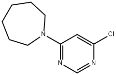 1-(6-Chloro-4-pyrimidinyl)azepane Struktur