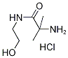 2-Amino-N-(2-hydroxyethyl)-2-methylpropanamidehydrochloride Struktur