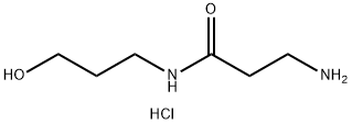 3-Amino-N-(3-hydroxypropyl)propanamidehydrochloride Struktur