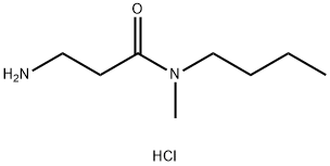 3-Amino-N-butyl-N-methylpropanamide hydrochloride Structure