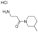 3-Amino-1-(3-methyl-1-piperidinyl)-1-propanonehydrochloride Struktur