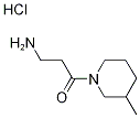 3-Amino-1-(3-methyl-1-piperidinyl)-1-propanonehydrochloride,1220034-77-4,结构式