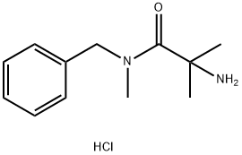 2-Amino-N-benzyl-N,2-dimethylpropanamidehydrochloride 结构式