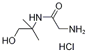 2-Amino-N-(2-hydroxy-1,1-dimethylethyl)acetamidehydrochloride 结构式