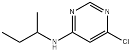N-(sec-Butyl)-6-chloro-4-pyrimidinamine Struktur