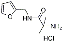 2-Amino-N-(2-furylmethyl)-2-methylpropanamidehydrochloride Structure