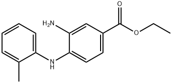 Ethyl 3-amino-4-(2-toluidino)benzoate Structure