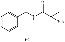 2-Amino-N-benzyl-2-methylpropanamide hydrochloride Struktur