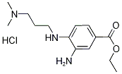 Ethyl 3-amino-4-{[3-(dimethylamino)propyl]-amino}benzoate hydrochloride Struktur