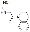 1-[3,4-Dihydro-1(2H)-quinolinyl]-2-(methylamino)-1-ethanone hydrochloride Struktur