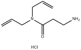 N,N-Diallyl-3-aminopropanamide hydrochloride Structure
