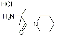 2-Amino-2-methyl-1-(4-methyl-1-piperidinyl)-1-propanone hydrochloride|