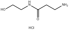 3-Amino-N-(2-hydroxyethyl)propanamidehydrochloride,1220037-08-0,结构式