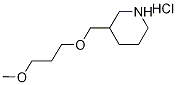 3-[(3-Methoxypropoxy)methyl]piperidinehydrochloride,1220037-13-7,结构式