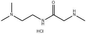 N-[2-(Dimethylamino)ethyl]-2-(methylamino)-acetamide dihydrochloride Structure