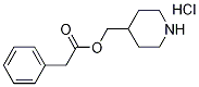 4-Piperidinylmethyl 2-phenylacetate hydrochloride Struktur