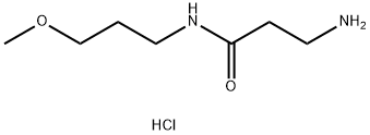 3-Amino-N-(3-methoxypropyl)propanamidehydrochloride,1220037-58-0,结构式