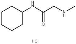 N-Cyclohexyl-2-(methylamino)acetamidehydrochloride,1220037-79-5,结构式