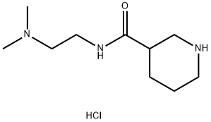 N-[2-(Dimethylamino)ethyl]-3-piperidinecarboxamide dihydrochloride Structure