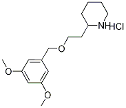 2-{2-[(3,5-Dimethoxybenzyl)oxy]ethyl}piperidinehydrochloride 化学構造式