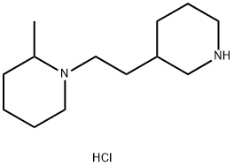 2-Methyl-1-[2-(3-piperidinyl)ethyl]piperidinedihydrochloride,1220038-25-4,结构式