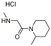 2-(Methylamino)-1-(2-methyl-1-piperidinyl)-1-ethanone hydrochloride 结构式