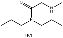 2-(Methylamino)-N,N-dipropylacetamidehydrochloride Structure