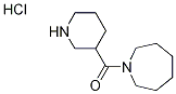 吖庚环-1-基(哌啶-3-基)甲酮盐酸 结构式