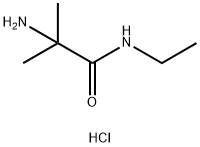 2-氨基-N-乙基-2-甲基-丙酰胺盐酸盐 结构式