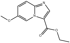 IMidazo[1,2-a]pyridine-3-carboxylic acid, 6-Methoxy-, ethyl ester Structure