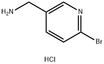 (6-溴吡啶-3-基)甲胺盐酸盐,1220040-20-9,结构式