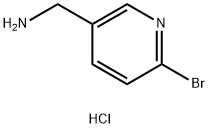 (6-溴吡啶-3-基)甲胺盐酸盐, 1220040-20-9, 结构式