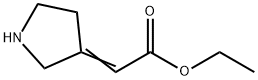 Ethyl 2-(3-pyrrolidinylidene)acetate Structure
