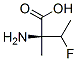Isovaline, 3-fluoro- (9CI) 化学構造式