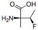 Isovaline, 3-fluoro-, (R*,S*)- (9CI) Structure