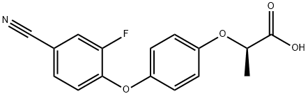 氰氟草酸, 122008-78-0, 结构式