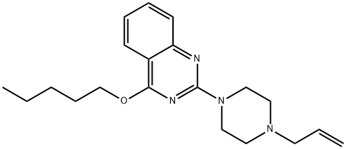 2-(4-allyl-1-piperazinyl)-4-pentyloxyquinazoline|