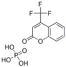 4-trifluoromethylcoumarin phosphate Struktur
