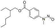 2-ethylhexyl 4-(N-methyl-N-nitrosamino) benzoate Structure