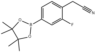 2-(2-Fluoro-4-(4,4,5,5-tetramethyl-1,3,2-dioxaborolan-2-yl)phenyl)acetonitrile|2-(2-氟-4-(4,4,5,5-四甲基-1,3,2-二氧硼杂环戊烷-2-基)苯)乙腈
