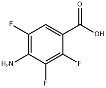 4-氨基-2,3,5-三氟苯甲酸,122033-75-4,结构式