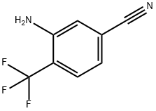 3-氨基-4-三氟甲基苯甲腈, 1220630-83-0, 结构式