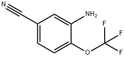 3-amino-4-(trifluoromethoxy)benzonitrile Structure
