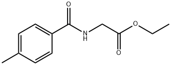 ETHYL 2-[(4-METHYLBENZOYL)AMINO]ACETATE Structure