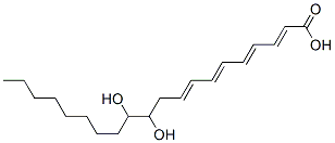 11,12-dihydroxyeicosatetraenoic acid 化学構造式