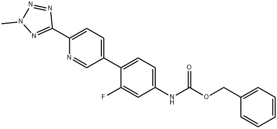 카르바민산,N-[3-플루오로-4-[6-(2-메틸-2H-테트라졸-5-일)-3-피리디닐]페닐]-,페닐메틸에스테르