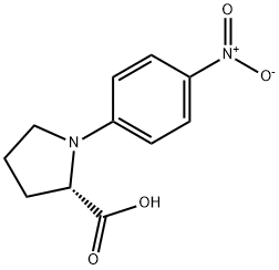 N-(4-Nitrophenyl)-L-proline Structure